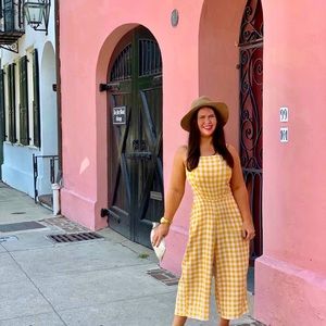 OLD NAVY GINGHAM JUMPSUIT